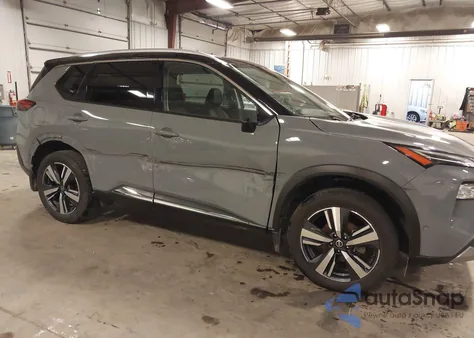 2021 Nissan Rogue Platinum Intelligent Awd from USA, damaged, VIN JN8AT3DD4MW310041